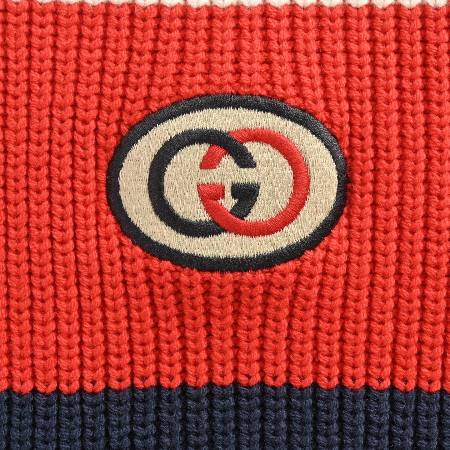 Gucci Striped Knit Zip Cardigan