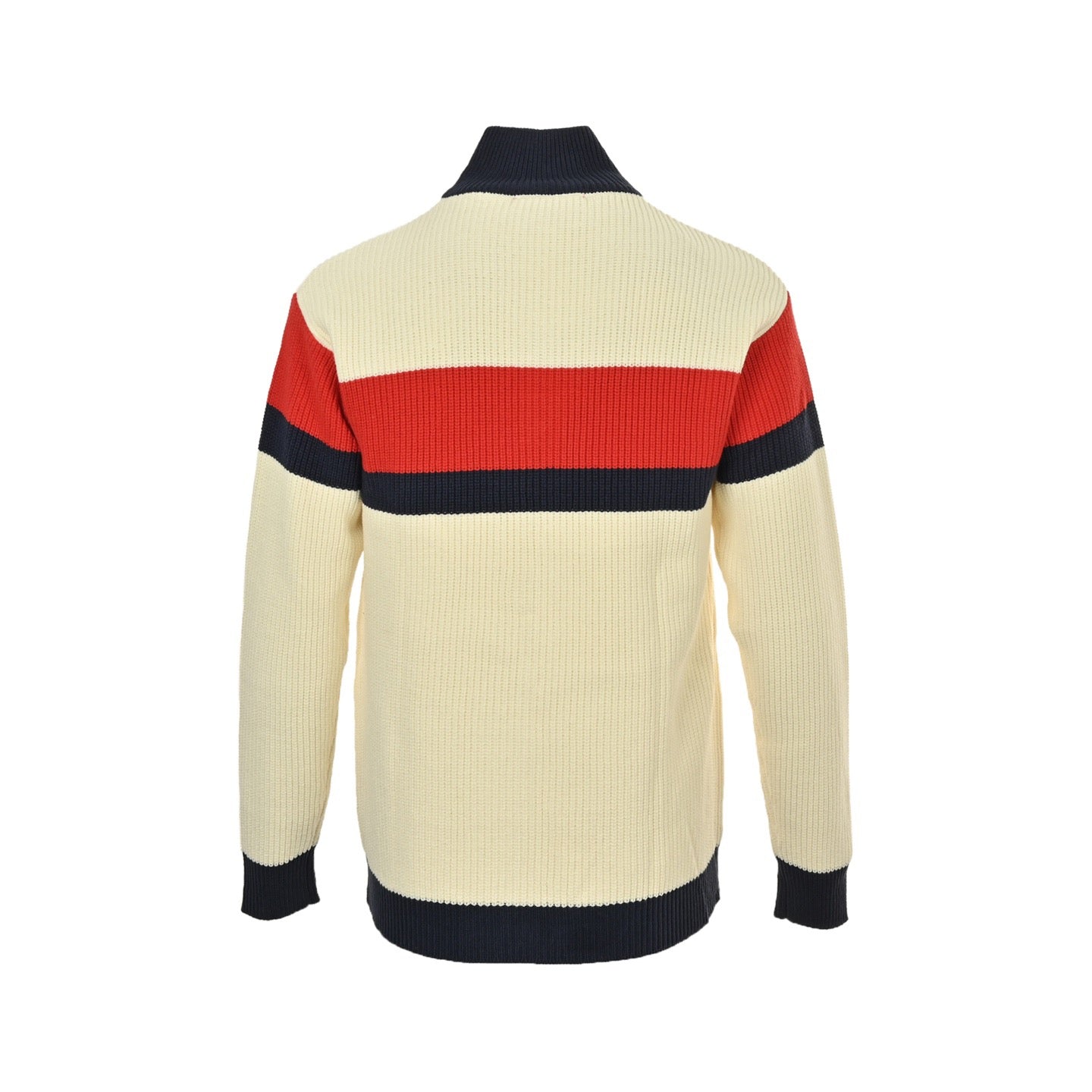 Gucci Striped Knit Zip Cardigan