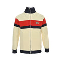 Gucci Striped Knit Zip Cardigan