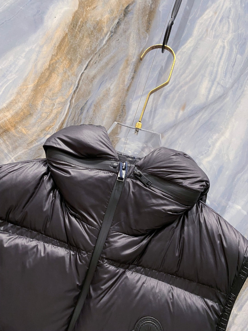 Moncler Grey Puffer Jacket