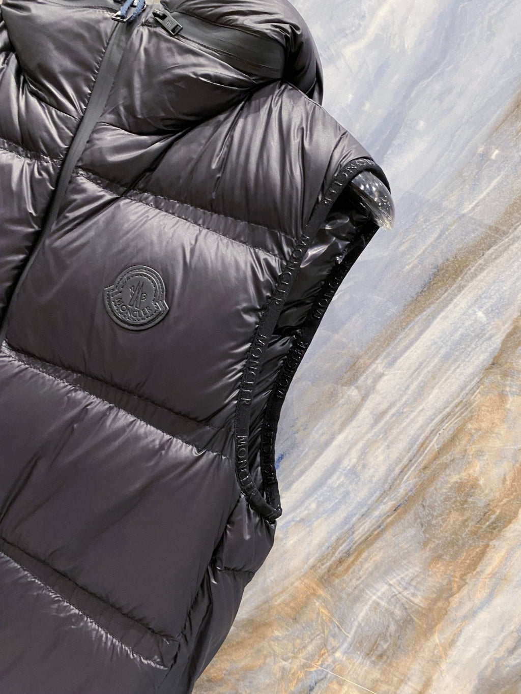 Moncler Grey Puffer Jacket