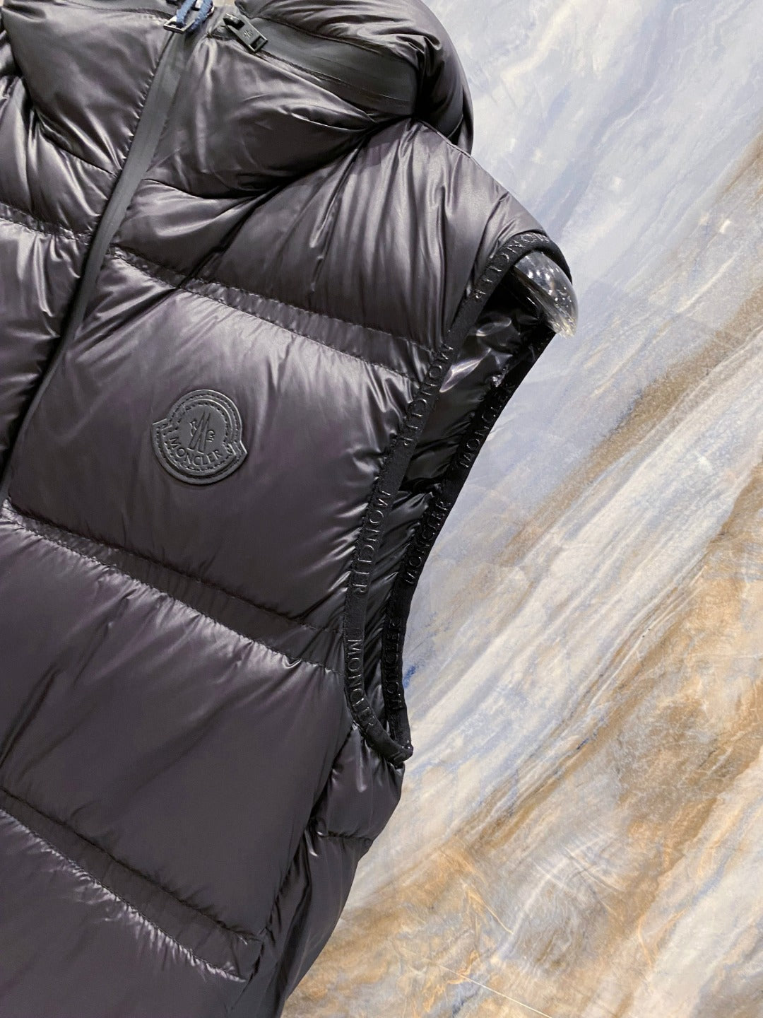 Moncler Grey Puffer Jacket