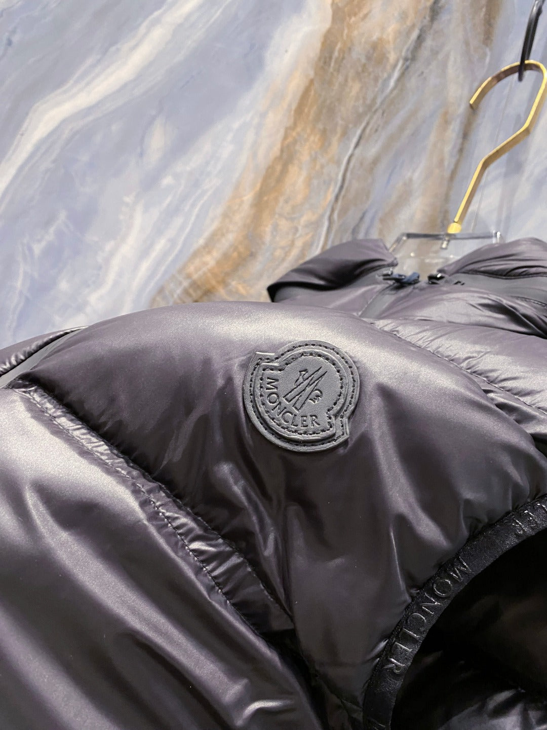 Moncler Grey Puffer Jacket