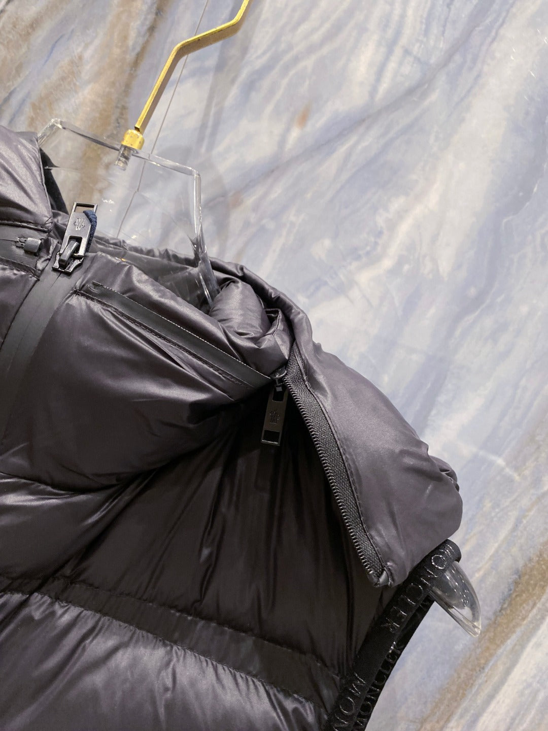Moncler Grey Puffer Jacket